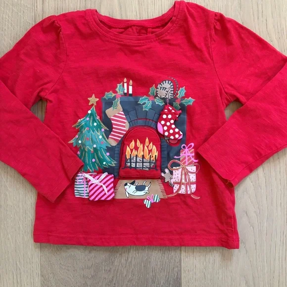 Next uk lift the flap Christmas shirt 3/4 - Picture 1 of 5